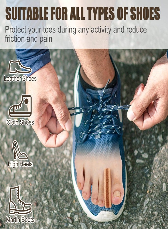 Pushglossy مجموعة Pushglossy المكونة من 24 قطعة من فواصل أصابع القدم الإسفنجية الكبيرة، مناسبة للرجال والنساء، لعلاج مسامير القدم، والتقرحات، وأصابع القدم المطرقية، وتخفيف الألم، ومنع الاحتكاك، وتخفيف الضغط. - Image 4