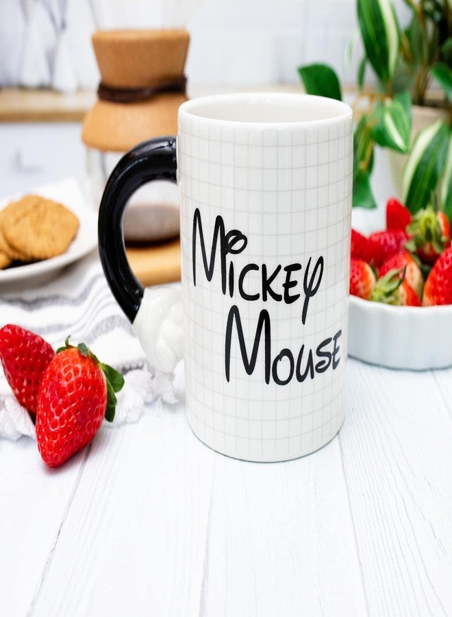 Silver Buffalo Mickey Hand on Hips Shaped Handle Ceramic Mug, 20 Ounces - Image 5