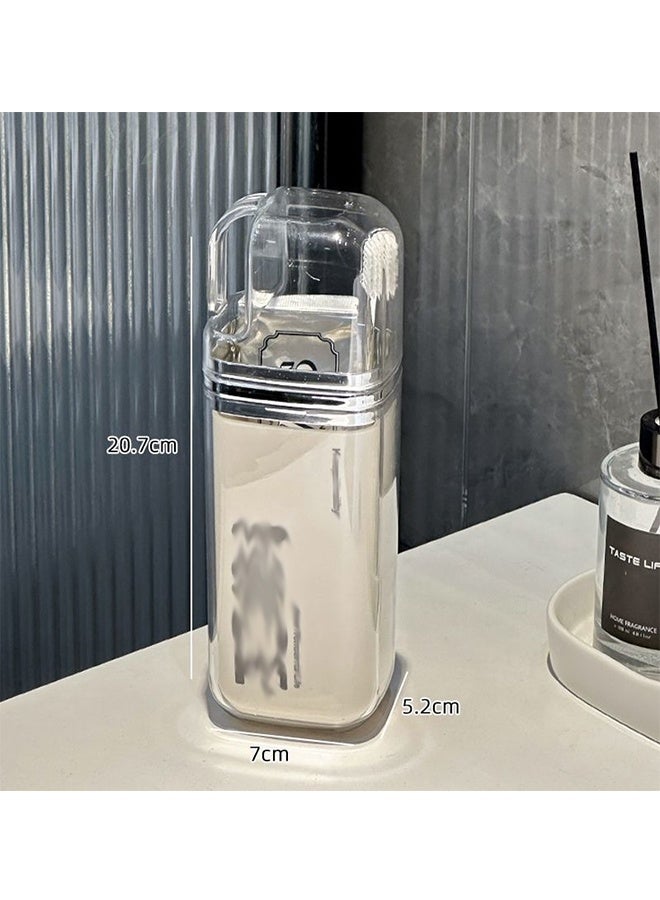 3-In-1 Travel Toiletry Cup, Multi-Functional Reusable Toothbrush Cup, Portable Travel Toothbrush Tumbler, Mouthwash Cup, Family Multi-Person Travel Toothbrush Cup - Image 2