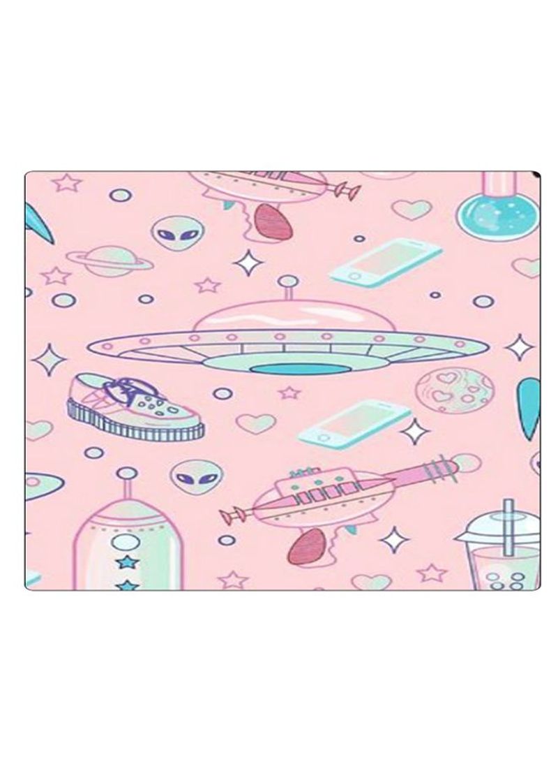 RKN Printed Anti-Slip Gaming Mouse Pad Pink/Blue