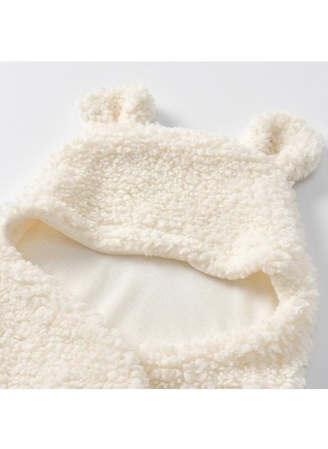 We Happy Cute Baby Swaddling Infant Hooded Blanket Wrap Costume Dress Photoshoot Prop  - Image 4