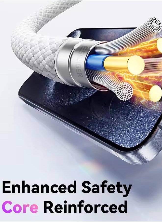 ViaKing - ViaKing Type-C to Type-C Fast Charging Data Cable | High-Speed Data Transfer | Compatible with iPhone 15, iPhone 16, Apple Laptops, Smartphones, Tablets, and Power Banks. - Image 1