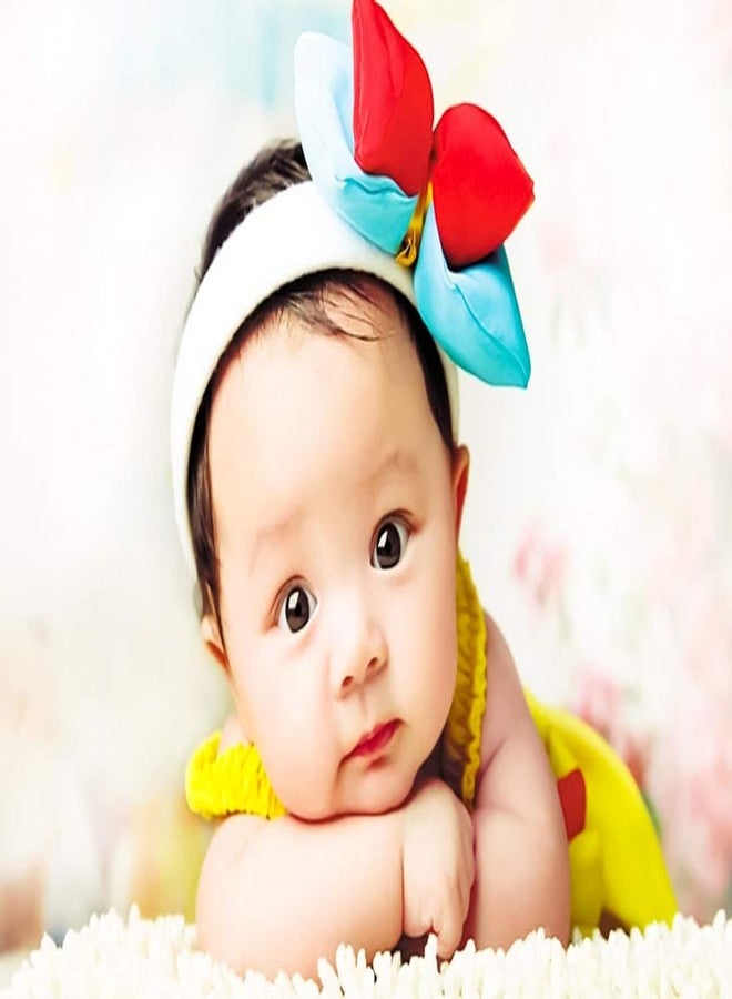 MANIAL Cute Baby Girl Poster - Smiling Baby Poster - Poster for Pregnant Women - HD Baby Wall Poster for Room Decor (300GSM Thick Paper, 12x18-Inch, Multicolour) - Image 1