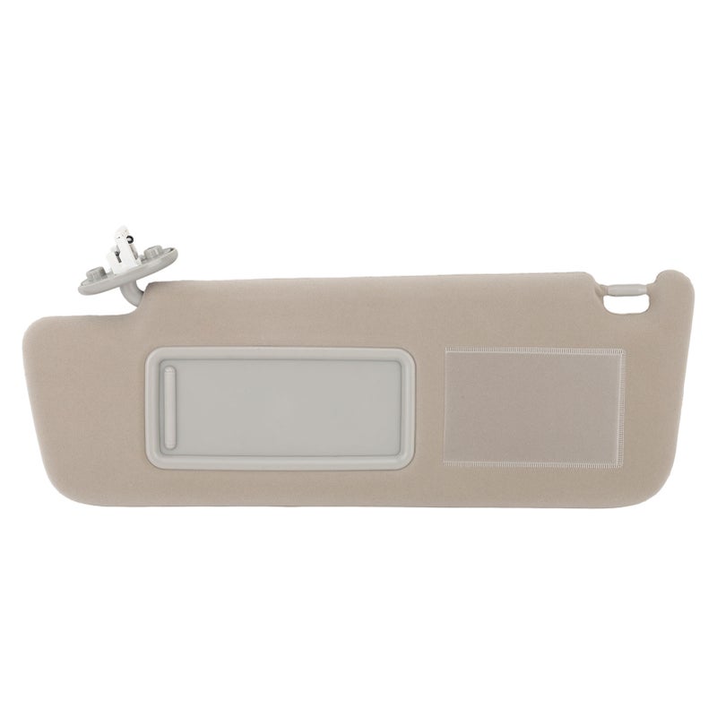 Sun Visor with Makeup Mirror and Light Car Interior Sunshield Replacement For Land Cruiser Prado 2002 to 2010 Left 7432060850B1, 74320 60850 B1 - Image 1