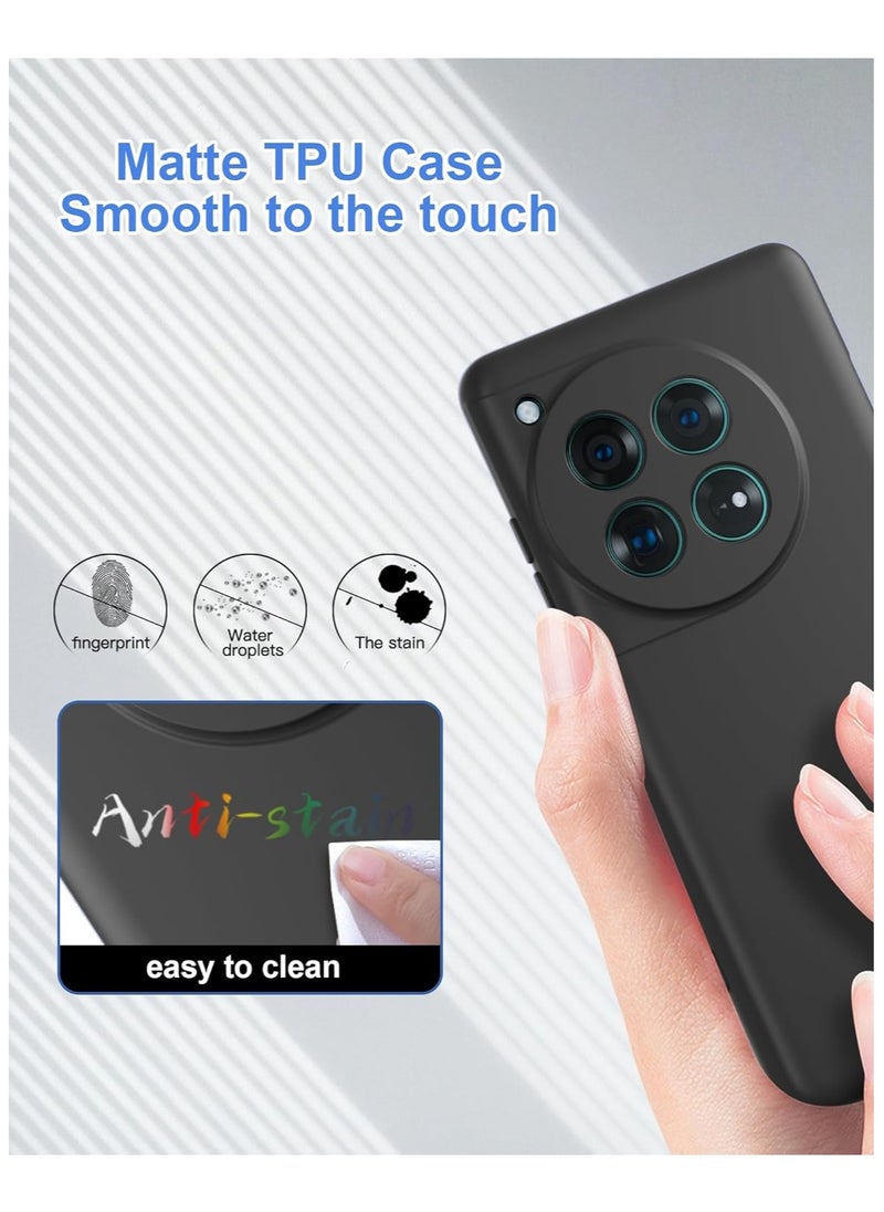 Generic - OnePlus 12 5G Case Cover Soft TPU Case Lightweight Shock Protective Cover with Camera Protection Designed for OnePlus 12 5G - Image 1