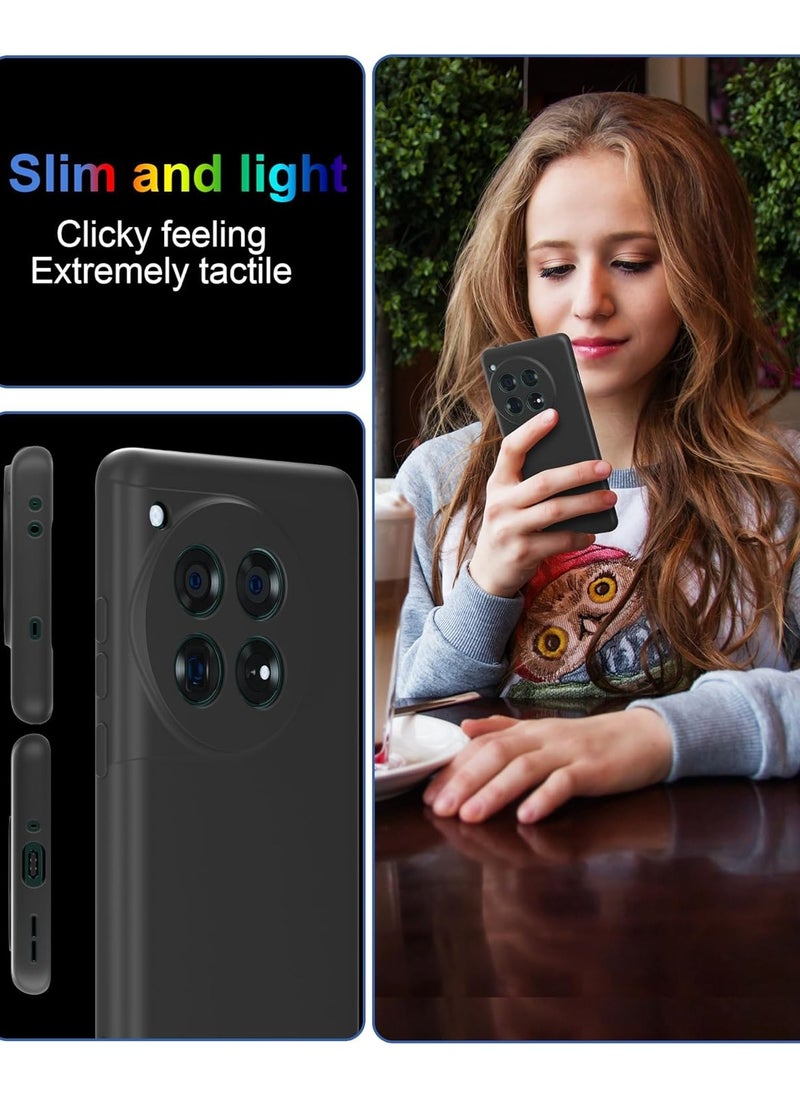 Generic - OnePlus 12 5G Case Cover Soft TPU Case Lightweight Shock Protective Cover with Camera Protection Designed for OnePlus 12 5G - Image 1