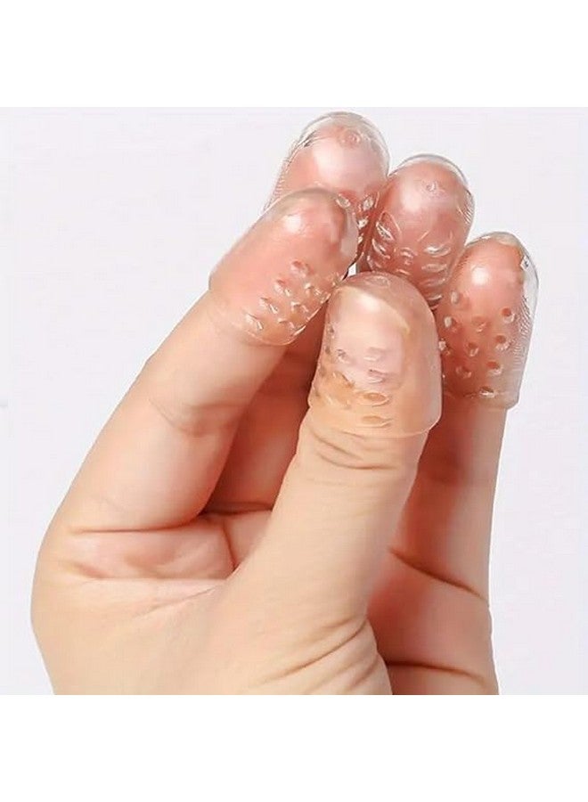 SUNBEET Moisturizing Toe Cover silicone Finger And Toe Protectors Transparent Breathable beauty and personal care hand and foot care finger protective cover Soft and Flexible (10 pcs) - Image 3