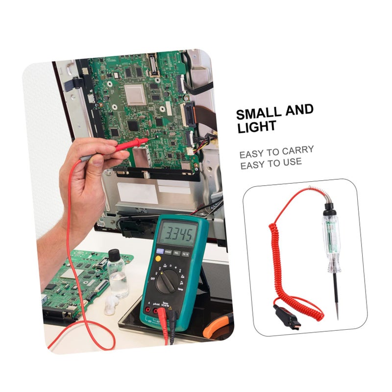 12V Car Voltage Tester With Long Probe Assorted Color Easy Circuit Diagnose Tool 12.5cm - Image 5