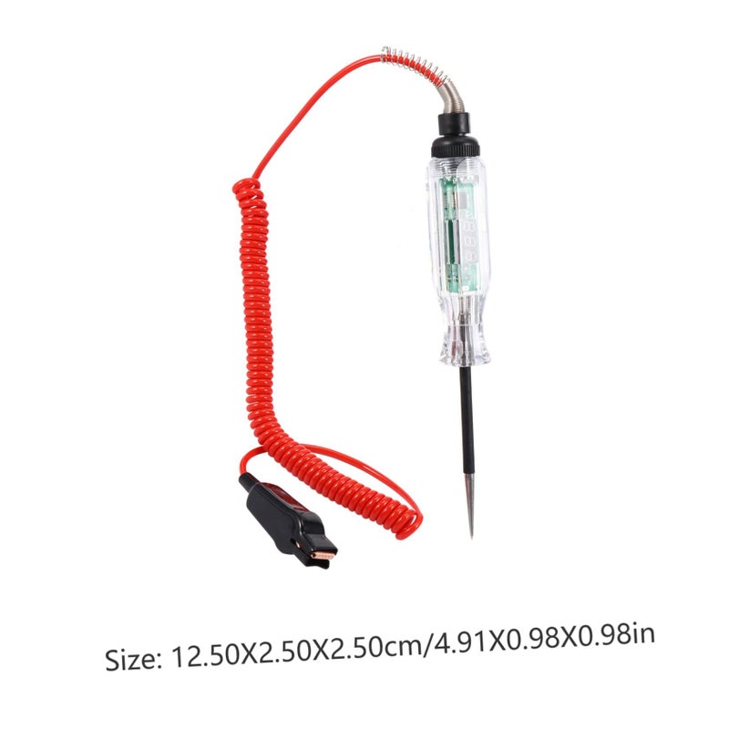 12V Car Voltage Tester With Long Probe Assorted Color Easy Circuit Diagnose Tool 12.5cm - Image 3