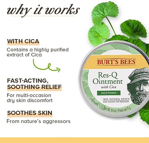 Burt's Bees باك مزدوج من مرهم وكريم بيرتس بيز 100% طبيعي متعدد الاستخدامات - Image 5