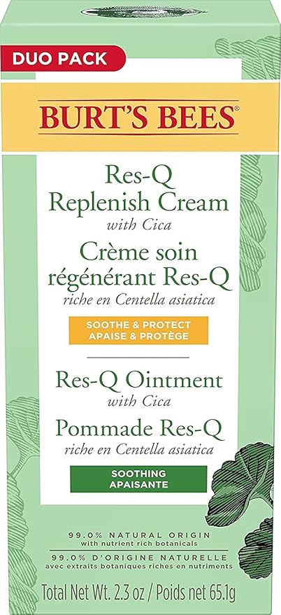 Burt's Bees باك مزدوج من مرهم وكريم بيرتس بيز 100% طبيعي متعدد الاستخدامات - Image 1