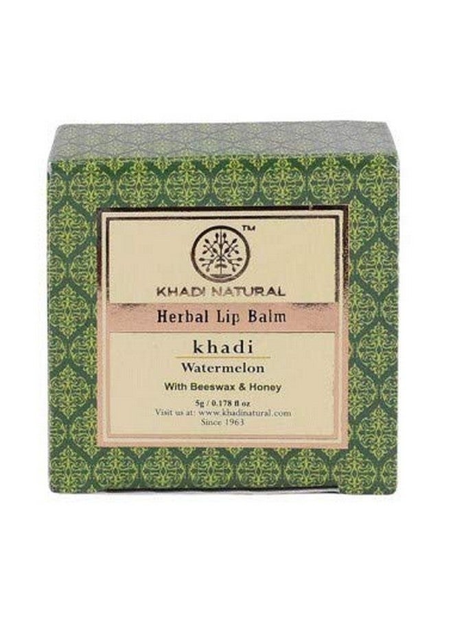 Khadi Natural Watermelon Lip Balm With Beeswax and Sheabutter, Watermelon, 5 g (Pack of 2) - Image 3