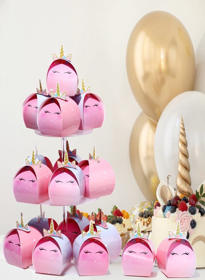 TaoBary Unicorn Party Favors - 36 Piece Candy Box Treat Box for Unicorn Birthday Party Supplies & Shower Decoration - Image 2