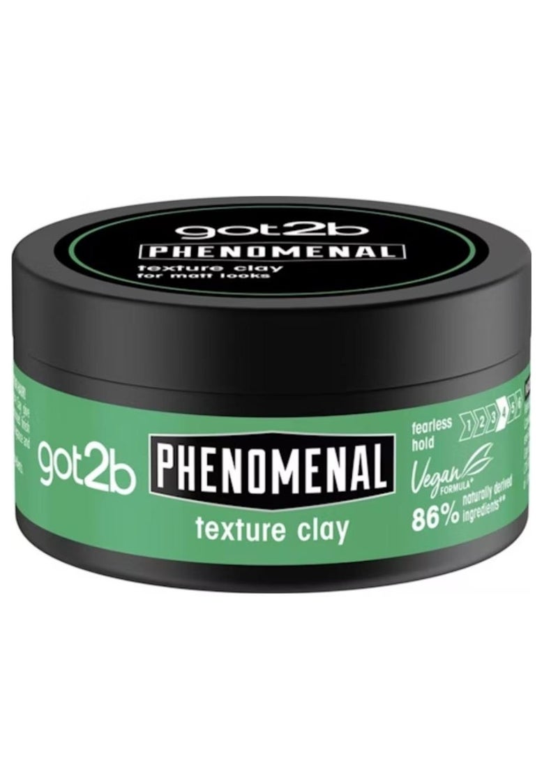Got2b Phenomenal Texture Clay For Matt Looks100 ml