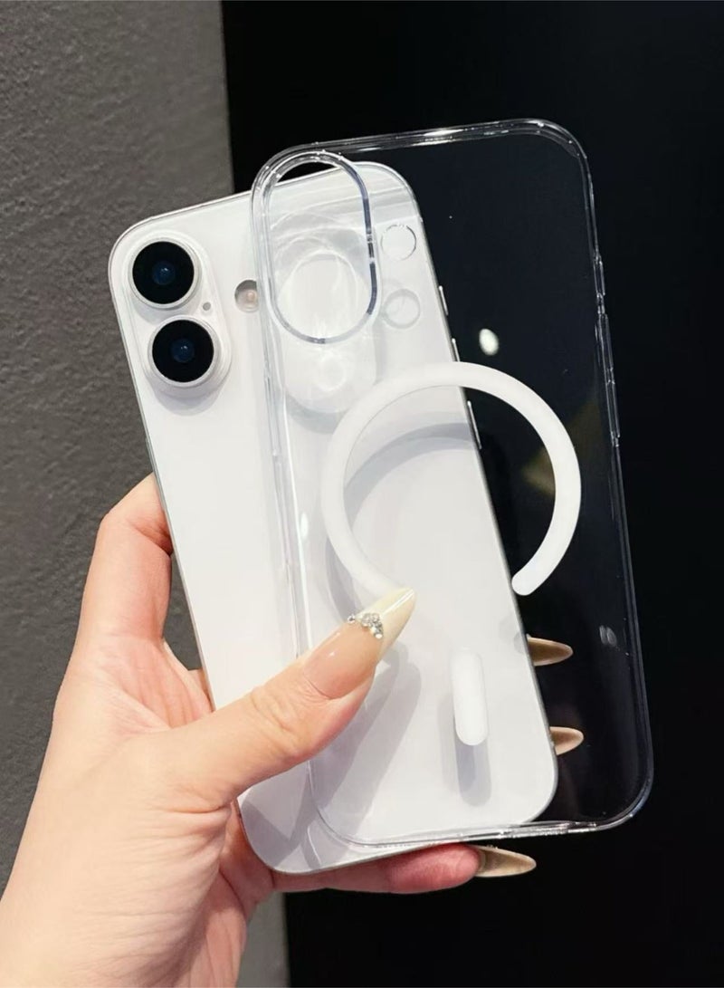 حافظة هاتف بسي (PC) مع شحن مغناطيسي لـ iPhone، متوفرة بألوان 3، برتقالي حصري لسلسلة iPhone الجديدة - Image 3