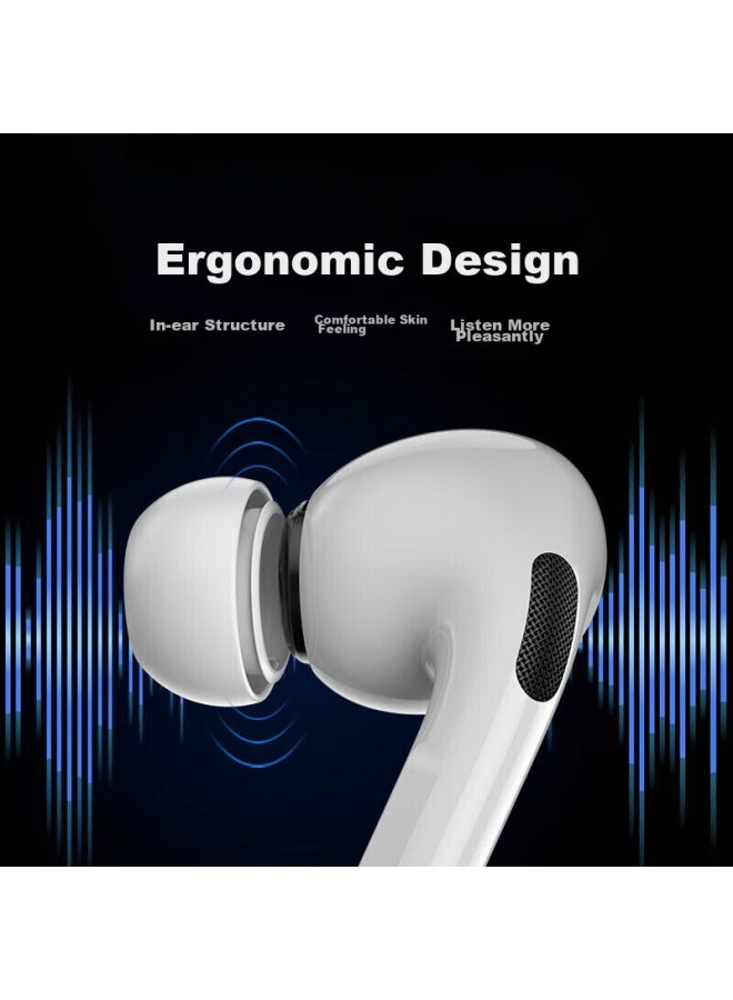 Stiger [two Pairs] Ear Tips, Earbuds Covers, Compatible With Airpods Pro 2nd Generation, Apple Bluetooth Earphones, Silicone Tips, Soft, Non-slip, Ultra-thin, Liquid Silicone, Small + Medium Size - Image 2