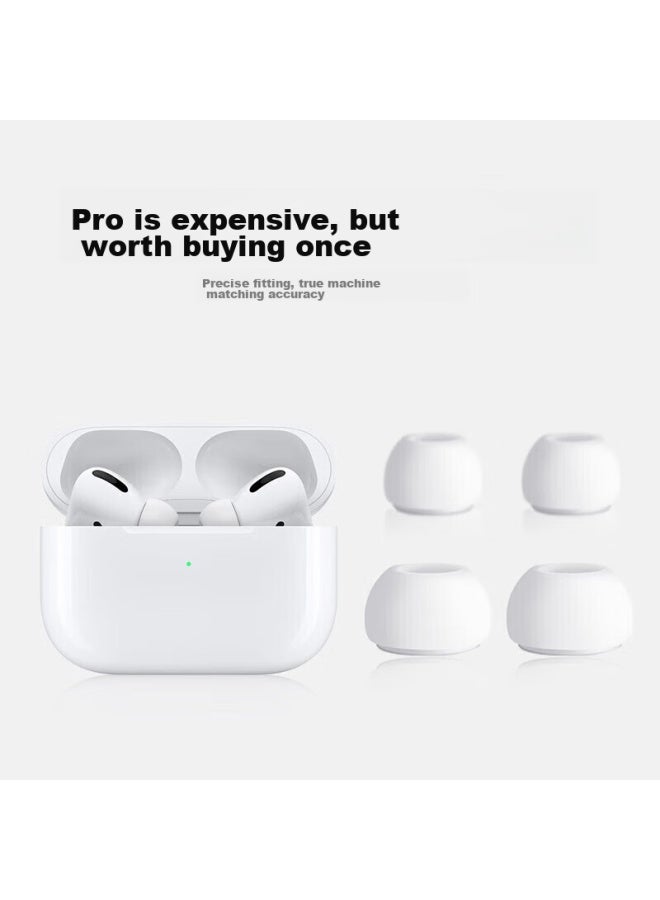 Stiger [two Pairs] Ear Tips, Earbuds Covers, Compatible With Airpods Pro 2nd Generation, Apple Bluetooth Earphones, Silicone Tips, Soft, Non-slip, Ultra-thin, Liquid Silicone, Small + Medium Size - Image 3