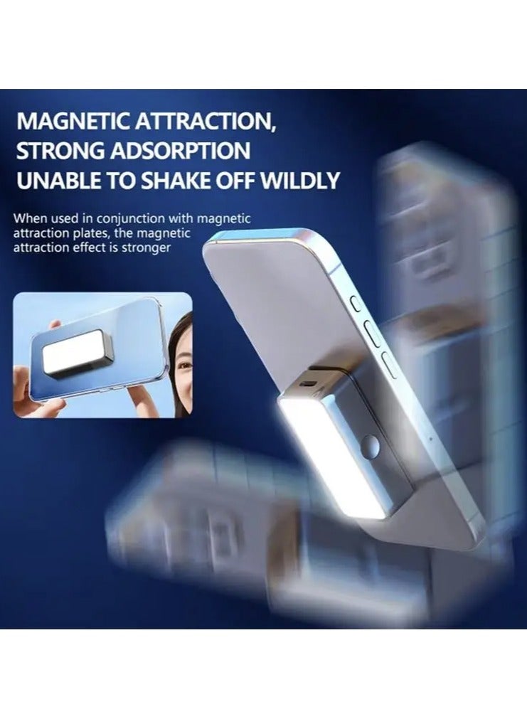 Sisily A8 Magnetic Fill Light: Outdoor Live Lighting Camera, Mobile Phone Fill Light, Photography Shooting, Pocket Light, Portable  - Image 3
