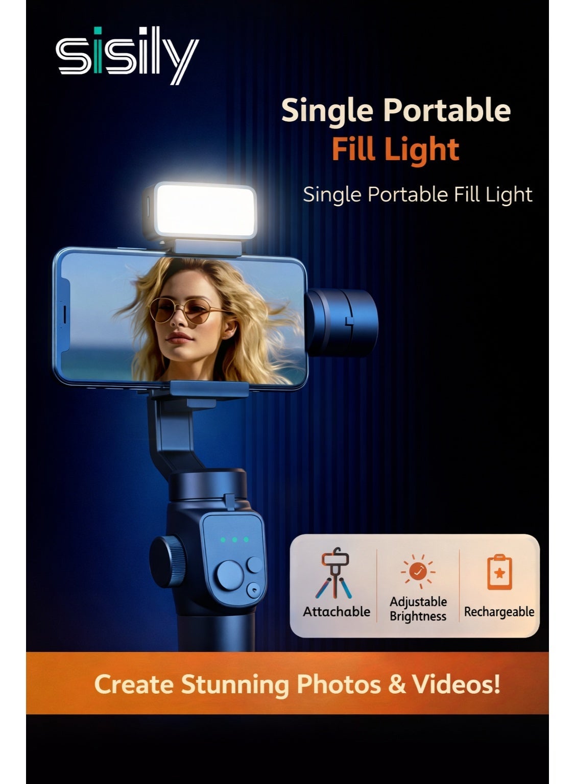 أيت A8 Magnetic Fill Light