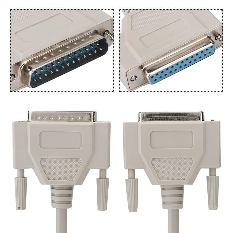 SUNGOOYUE DB25 Serial Cable, 25 Pin Male to Female Extension Cable with Plated Connector, for Computer Printer POS Machine Scanner Data Transfer - Image 3