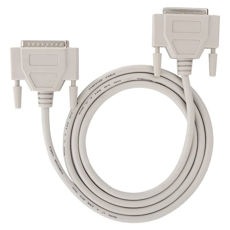 SUNGOOYUE DB25 Serial Cable, 25 Pin Male to Female Extension Cable with Plated Connector, for Computer Printer POS Machine Scanner Data Transfer - Image 5