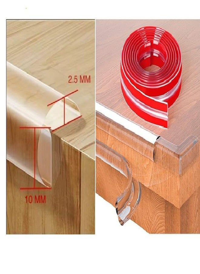 Nilzone Silicone Edge Protector Strip for Furniture | Baby Proofing Edge & Corner Guard | Child Safety Cushion for Desks & Sharp Corners | Soft Durable Edge Tape (5 Meter) - Image 2