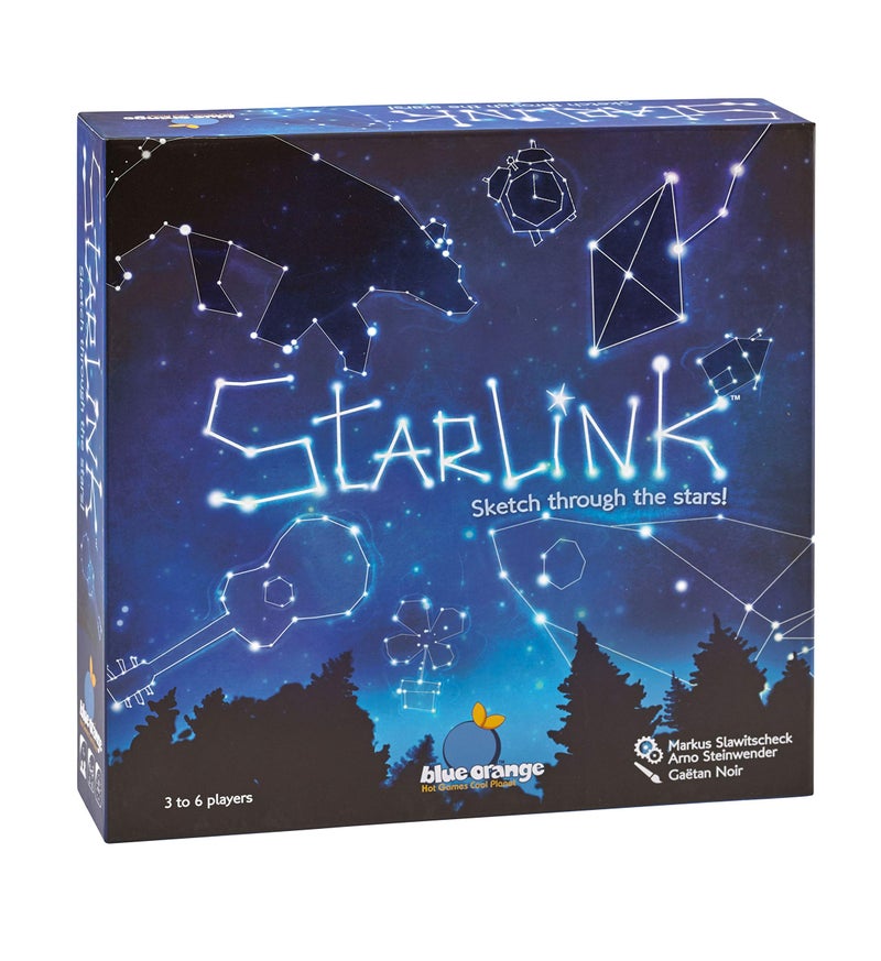 بلو أورانج Blue Orange Games Game Starlink Game- لعبة رسم حفلة جديدة لمدة 3 إلى 6 لاعبين. موصى به للأعمار 8 وما فوق - Image 1