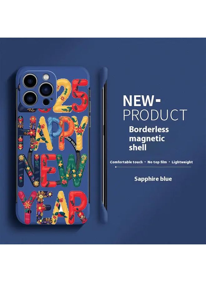 Orange Flower New Year Phone Case for iPhone 11 Magnetic Borderless - Image 3