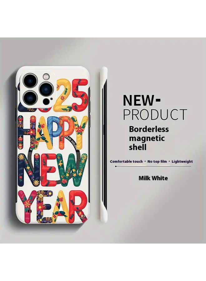 Orange Flower New Year Phone Case for iPhone 11 Magnetic Borderless - Image 1