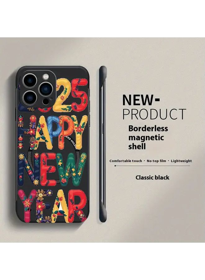 Orange Flower New Year Phone Case for iPhone 11 Magnetic Borderless - Image 4