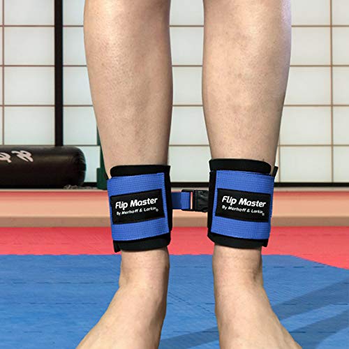 Merhoff Larkin Flip Master Ankle Straps Tumbling Trainer | Gymnastics & Cheerleading Equipment For Back Flip/Tuck & Handspring Form | Adjustable Band for Girls, Boys & Adults | For Cheer, Dance & Gymnastic Practice - Image 5