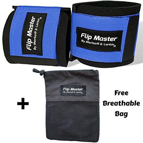 Merhoff Larkin Flip Master Ankle Straps Tumbling Trainer | Gymnastics & Cheerleading Equipment For Back Flip/Tuck & Handspring Form | Adjustable Band for Girls, Boys & Adults | For Cheer, Dance & Gymnastic Practice - Image 2
