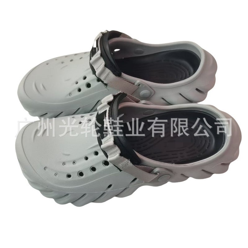 Cross Bobo Crocs Men'S And Women'S Shoes 2023 New Couple Casual Baotou Beach Shoes Non-Slip Sandals And Slippers - Image 2