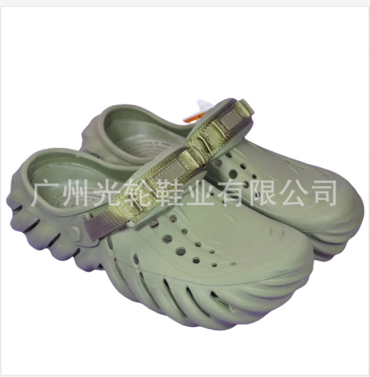 Cross Bobo Crocs Men'S And Women'S Shoes 2023 New Couple Casual Baotou Beach Shoes Non-Slip Sandals And Slippers - Image 1