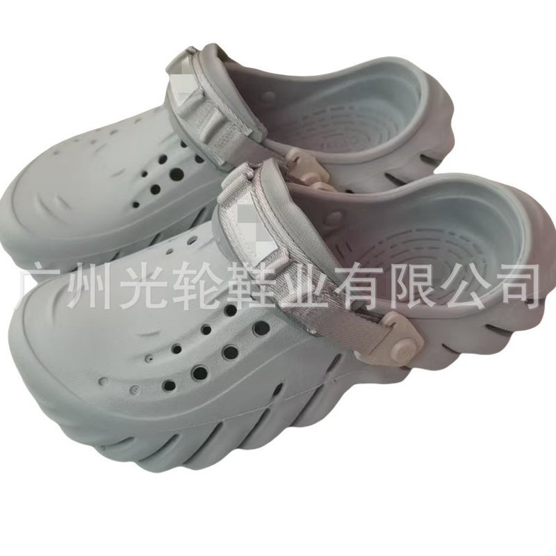 Cross Bobo Crocs Men'S And Women'S Shoes 2023 New Couple Casual Baotou Beach Shoes Non-Slip Sandals And Slippers - Image 3