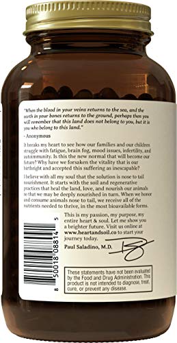 Heart & Soil Grass Fed Bone Matrix — Supports Bone and Joint Health, Strength, and Flexibility (180 Capsules) - Image 3