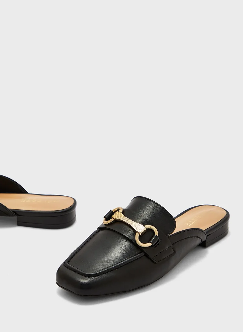 Celeste Open Back Flat Ballerinas