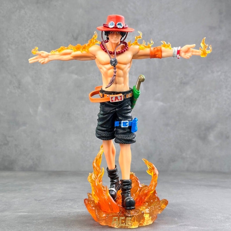 One Piece Cross Arm Ace Figure - Image 1