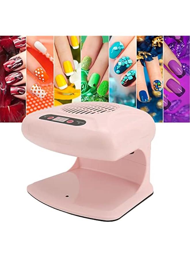 إسكدنيا مجفف أظافر هوائي، مجفف أظافر بمروحة بقوة 300 واط لطلاء الأظافر العادي، مستشعر الأشعة تحت الحمراء، تحريض تلقائي، هواء بارد وساخن، مجفف طلاء أظافر عالي الطاقة، مروحة تجفيف لليدين والقدمين والجلد - Image 5