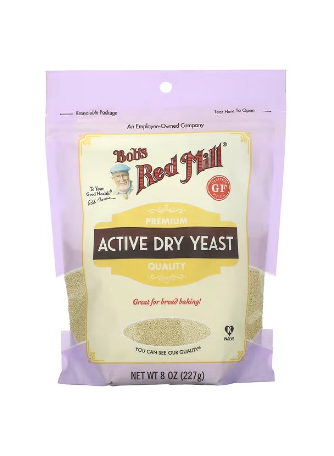 بوبز ريد ميل Bob's Red Mill، خميرة جافة نشطة، خالية من الغلوتين، 8 أونصة (227 جم)