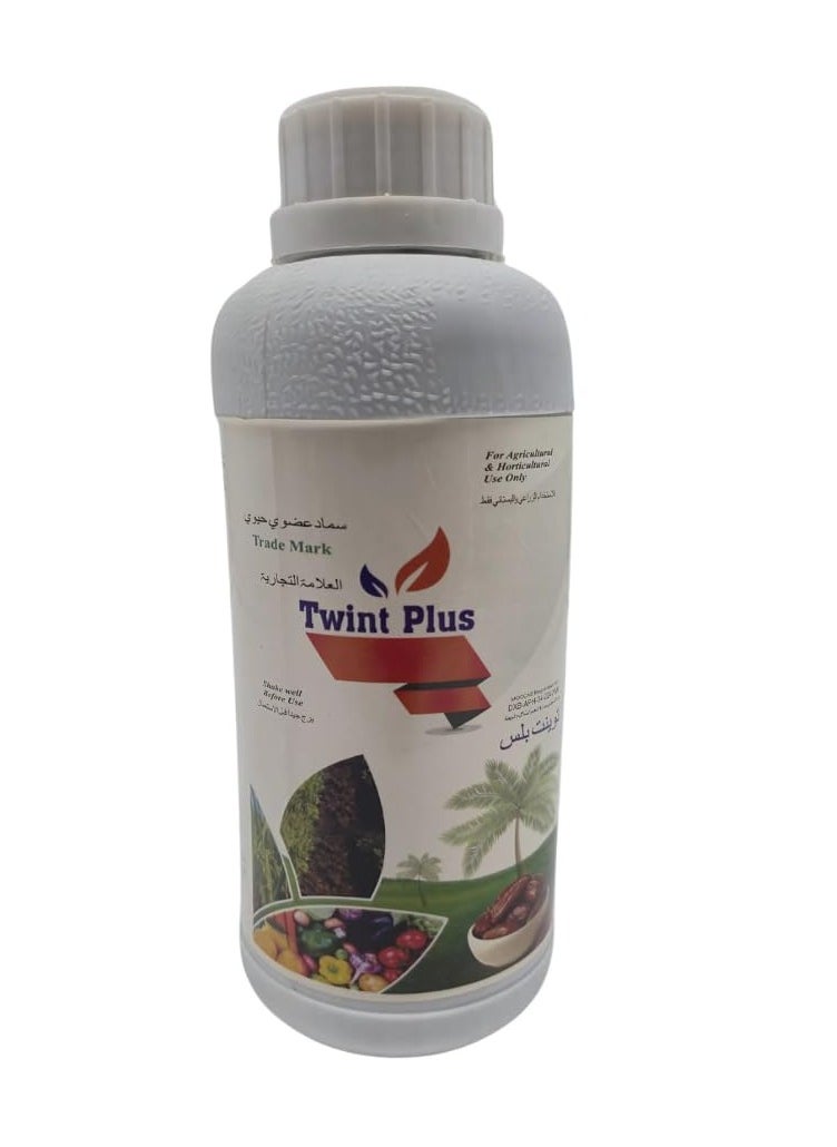 Generic GPC Twint plus Fertilizer 1 liter – combination of Humic acid, Potassium, Phosphorus and Nitrogen, Perfect for Vegetables, Fruits, Flowers, Lawns, Potted plants, and Indoor Outdoor Gardens  - Image 1