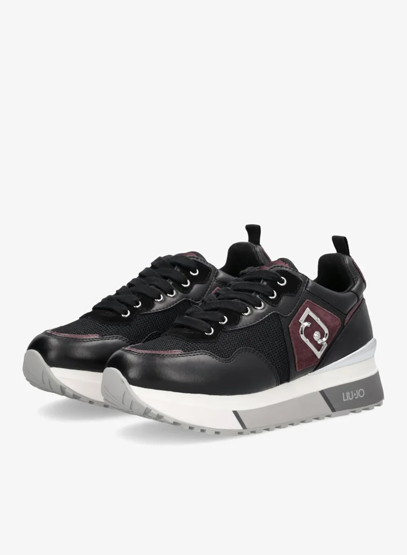 Liu Jo Leather and mesh sneakers