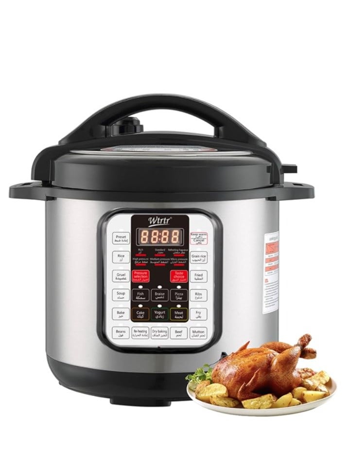 Wtrtr 6 L Electric Pressure Cooker. Instant Cooking, 6 litre (1 year Warranty) - Image 1