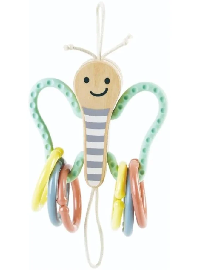 Hape Hape Butterfly Links - Interactive Baby Toy with Chewable-Safe Removable Wings