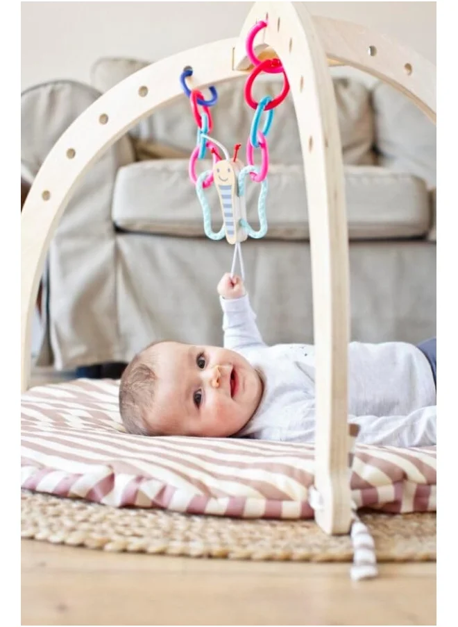 Hape Hape Butterfly Links - Interactive Baby Toy with Chewable-Safe Removable Wings