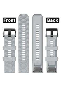 MYSNBKN Compatible with Fenix 7 Band 22mm Width Soft Silicone Watch Strap for Fenix 5/ Fenix 5 Plus/Fenix 6/ Fenix 6 Pro/Fenix 7/Forerunner 935/Forerunner945/ Approach S60 Smartwatch  - Image 4