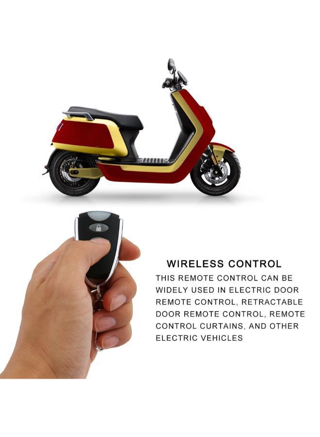 NIBEMINENT Universal 3 Buttons Remote Control Car Keychain Black  - Image 3