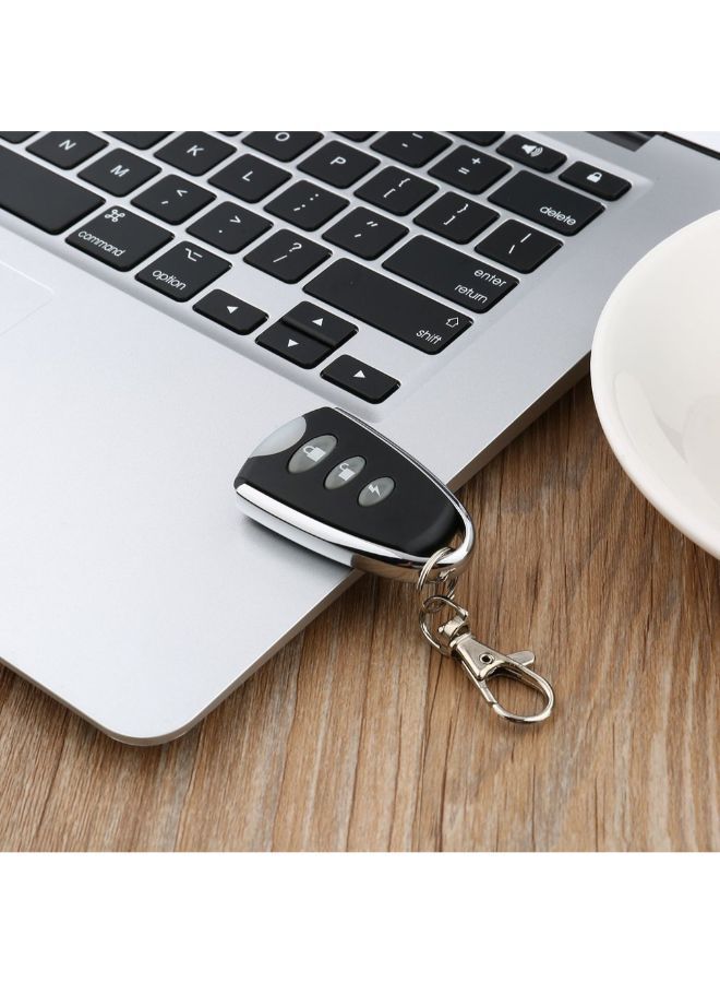 NIBEMINENT Universal 3 Buttons Remote Control Car Keychain Black  - Image 2