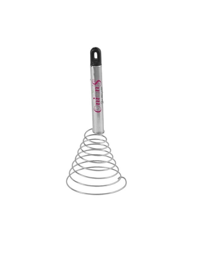 Onions Stainless Steel Spring Whisk Egg Beater Hand Blender for Kitchen – Manual Hand Whisker for Eggs, Coffee, Milk Frothing, Cream Mixing & Batter Blending (16 cm) - Image 1