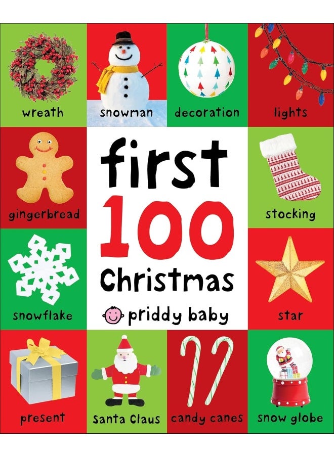 Priddy Books Us First 100 Christmas Words  - Image 1